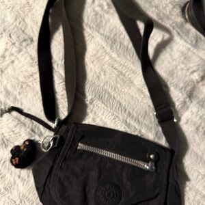 Kipling Black Zippered Bag